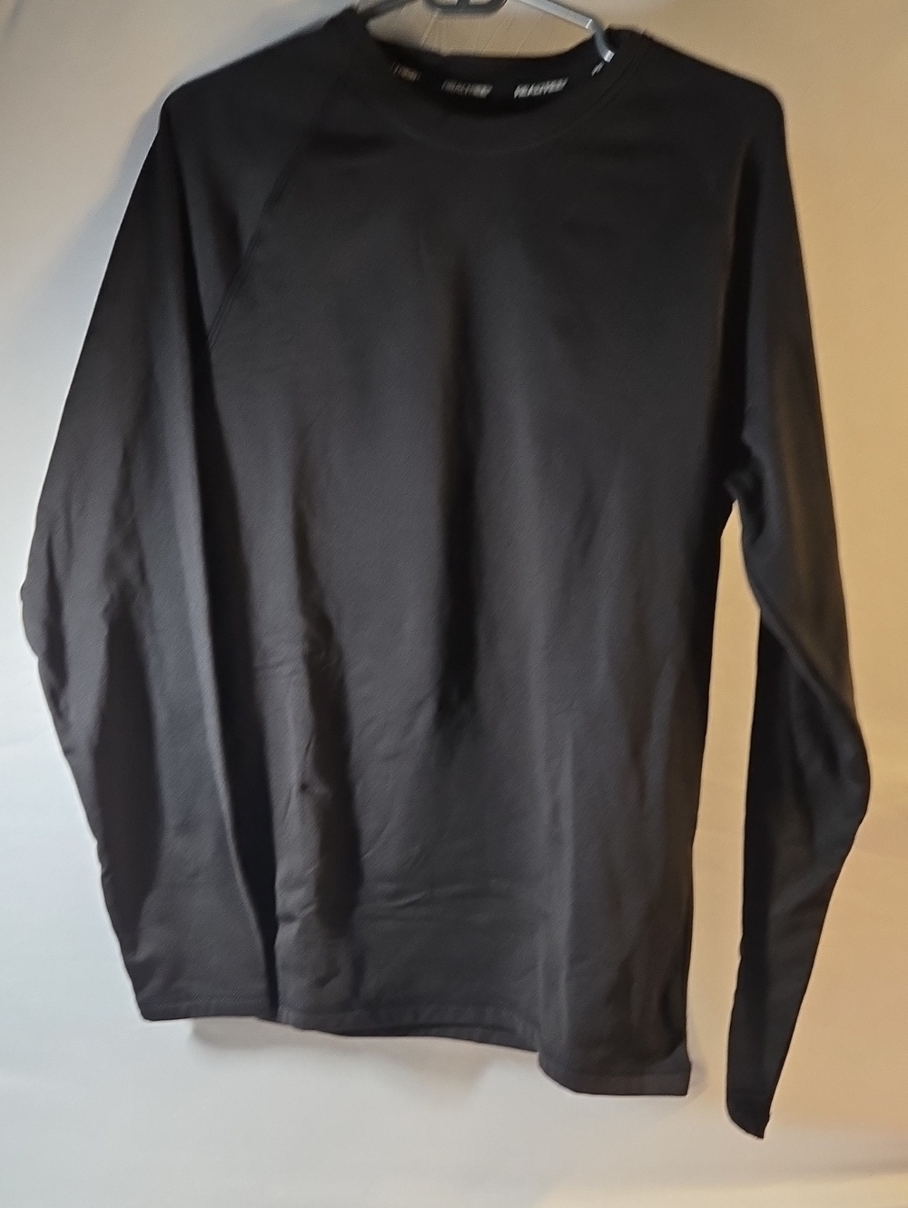 Realtree Black Men's Long-Sleeve Crew Neck Shirt